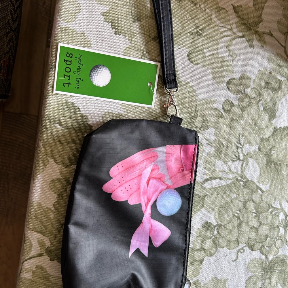 Sydney Love Black and Pink Clutch